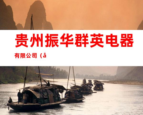 贵州振华群英电器有限公司（国营第八九一厂）